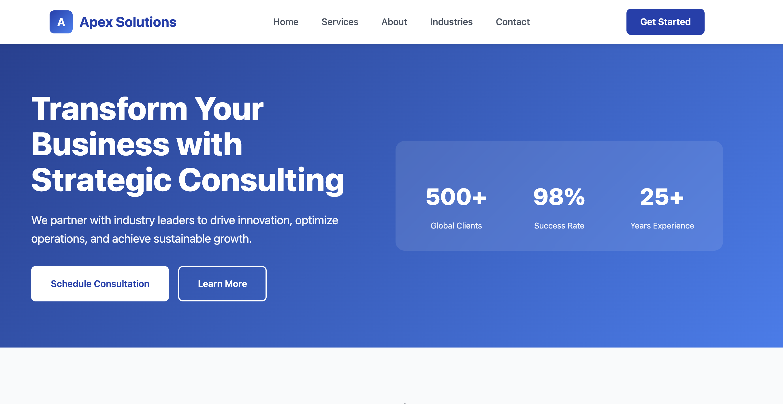 Business Website